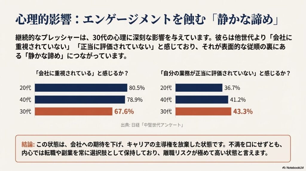 年功序列と成果主義の狭間で揺れる自己評価